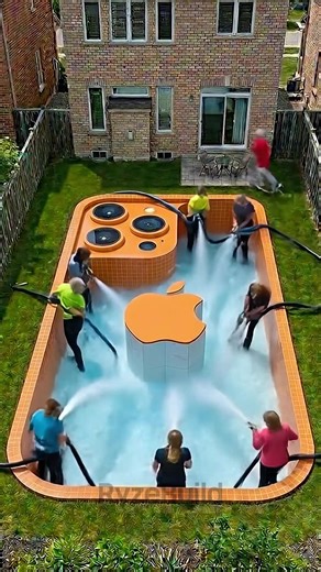 Building the World’s First iPhone 17 Pro Max Swimming Pool
