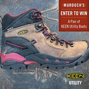 Win a free pair of KEEN Utility boots! From construction to camp site, KEEN Utility boots offer a full-on fusion of versatility, durability, and soft-toe flexibility. Add in the KEEN.DRY waterproof, breathable membrane and you are ready for work projects, happy hours, or just kicking back. Here's your chance to win a free pair. To enter, like this post and tell us why you like KEEN Utility in the comments. The winner will be tagged in the comments of this post on Wednesday, August 18, 2021. | Mu