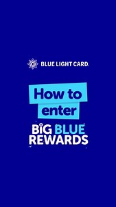 22K views · 72 reactions | Not sure how to enter our Big Blue Rewards? Here's how!  | Blue Light Card | Facebook