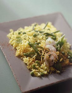 Riz sauté aux légumes verts pour 4 personnes - Recettes - Elle à Table