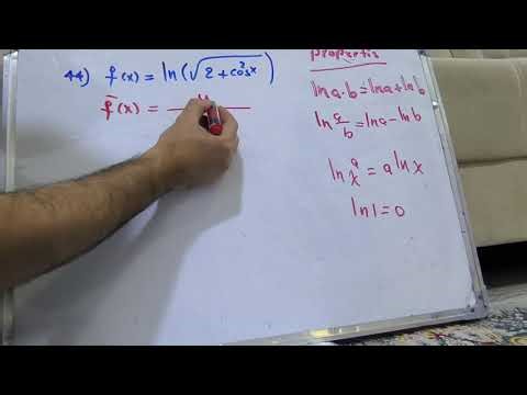 derivative of ln and e important rules