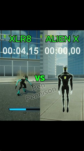 Who is the FASTEST ⚡XLR8 vs ALIEN X💫(XLR8 IS JUST DIFFERENT!)🤯 #ben10 #ben10game #galvan