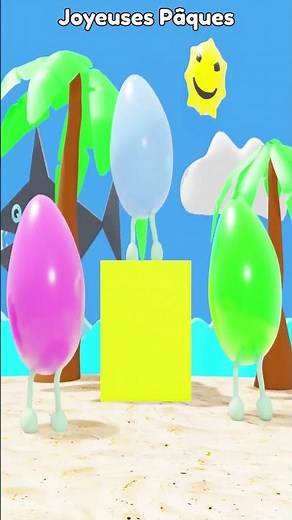 Chanson de Danse de l'Œuf de Pâques 🐣 | Comptines pour Enfants | Tinyschool Francais