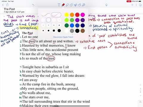 Analysis of "The Past" by Oodgeroo Noonuccal