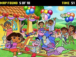 Dora the Explorer: Find Hidden Map - Play Now on Y8.com