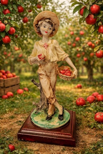 Giuseppe Armani Figurine – Vintage Hand Painted Woman Statue | Collectible Italian Decorative Sculpture - Etsy