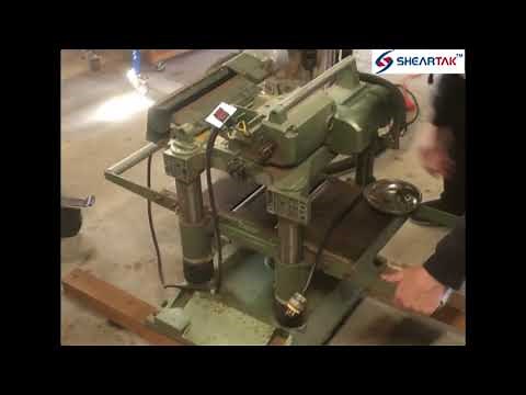Install Sheartak Spiral Cutter Head to Hitach F1000A