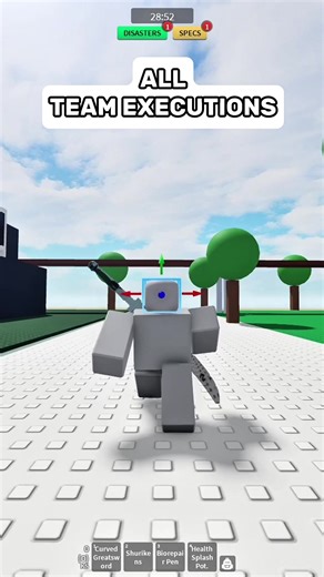 all team executions in cw #combatwarriors #teamexecutions #showcase #roblox #fyp