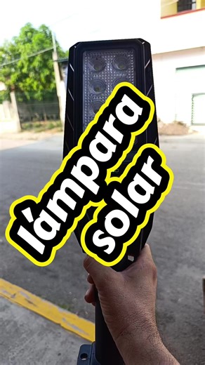 está lámpara solar es grande y trae su control remoto #herramienta #lampara #ventaquincenal #hotsaleentiktokshopmx #hogar