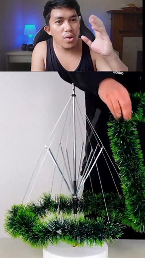 502K views · 6.1K reactions | DIY Christmas tree, gamit ang lumang payong #fblifestylechallenge #fblifestyle #fbreelsfypシ゚ #reactionvideo | Arnoldtv | Facebook