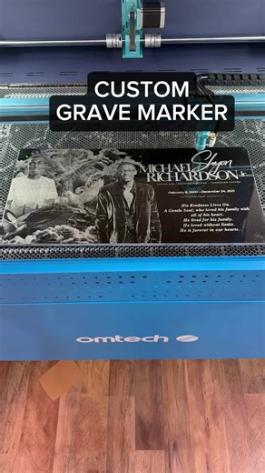 A special thank you to Ms. Shon for placing her trust in me to design and engrave her beloved son’s grave marker. #memorial #gravestone #granite #obituary #omtechpronto