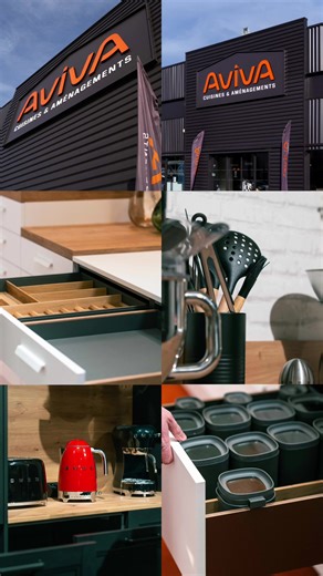 AvivA Connect en images ✨ Nouveau style, nouvelles inspirations. Vous en pensez quoi ? 👀 #CuisinesAvivA #AvivA