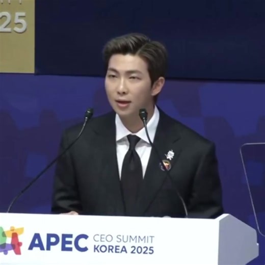 #RM at the Asia-Pacific Economic Cooperation (APEC) CEO Summit Korea 2025 "I'm a very lucky person. I'm lucky to have met the other 6 members of BTS. But most importantly, I met ARMY, who accept our music not just as a diversion, but as our shared language of life." | 방탄 스리랑카 | Facebook