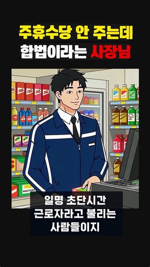 다른 사람은 다 쉬는데, 나만 출근하는 진짜 이유 #아르바이트 #실업급여 #뉴스 #초단시간근로자 #알바