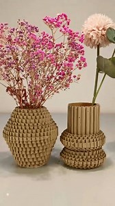 How to make a flower vase out of carton #flowers #crafts #diy #craft #handmade | Craft Home