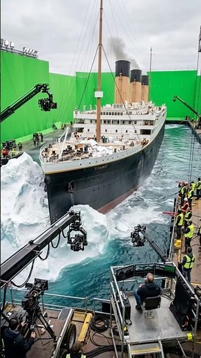 You won’t believe how this scene was filmed 🎬 #titanic