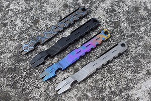 Titanium Pocket Pry Bar, EDC Multi Tool Crowbar - Etsy