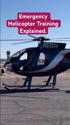 Power-Off Autorotation Landing in MD 500E (N572SA) | Emergency Helicopter Training Explained