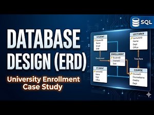 University Enrollment Database Design: Relational Logic & ERD Implementation