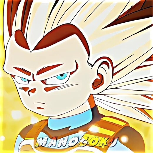 Mini Vegeta transforms into ssj 3!!! ☠️