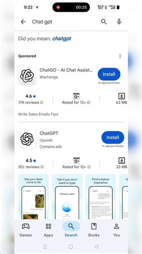 Chat GPT download type? #tech #app #music #tips #mobiletech #system #ai