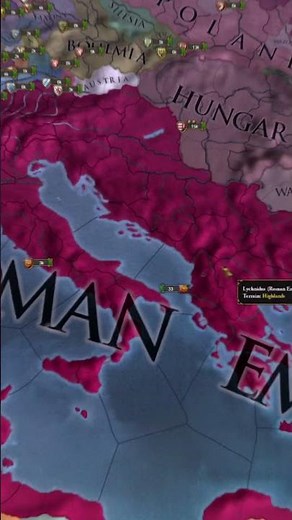 RÖMISCHES REICH IN EUROPA UNIVERSALIS 4 #shorts #europauniversalis4 #eu4