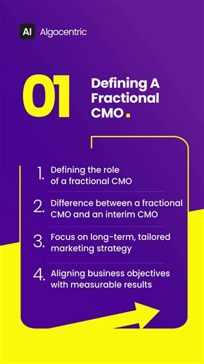 What Does a Fractional CMO Actually Do? Curious about the exact role of a fractional CMO? Discover how they align long-term strategies, focus on measurable outcomes, and differ from interim leadership. Highlights from this video: 📌 Defining the fractional CMO role 🔍 Key differences from interim CMOs 🎯 Aligning business goals with measurable results 🔗 Learn more about Fractional CMOs: https://prml.ink/lDuOH 📘 Download our Fractional CMO Hiring Guide: https://prml.ink/xtySQ Like, comment, and