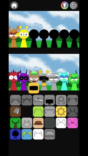 Incredibox Sprunki Pyramixed 🔼 and Phase 6 💓#sprunki #duet #rainbowfriends #shortvideo