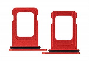 SIM Card Holder Tray for Apple iPhone 12 - Red