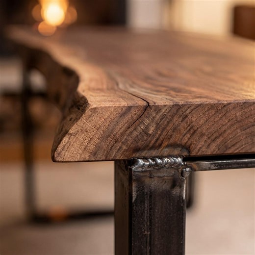 Live Edge Black Walnut Bench - Etsy