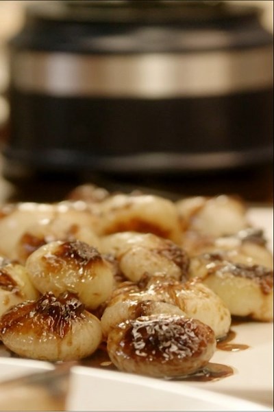 Sweet and tangy cipollini onions