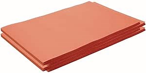 Colorations 12" x 18" Mediumweight Orange Construction Paper - 200 Sheets, Bulk Pack Art Paper, Arts and Crafts, School Supplies, Drawing, Coloring, Painting, 3D Art