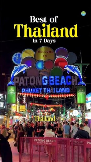 7-Day Thailand Itinerary with Full Moon Party Madness! 🔥 #shorts