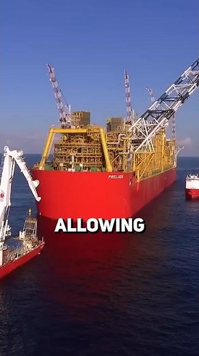 Worlds Largent FLNG facility - SHELL Prelude #FLNG #facts #offshore #didyouknow