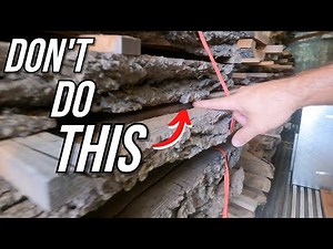 tips on kiln drying walnut slabs!