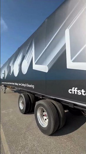 Graphic Designs Meet Durability — Discover the New Eagle Tarp! #trucking #trucker #truck