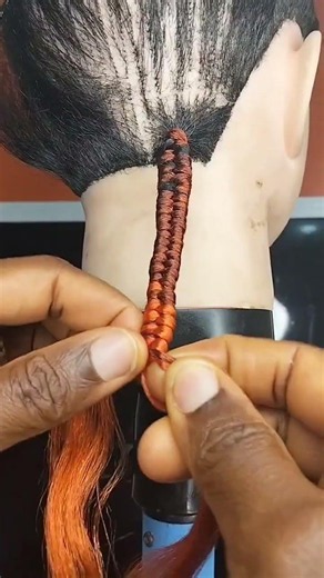 Zip braid #tuto #braids #hairstyle