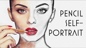 Photoshop: How to create a pencil self-portrait