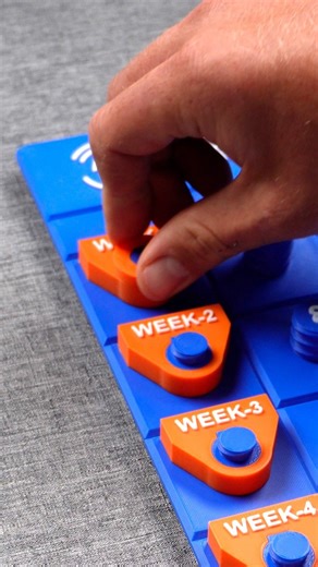 Titan3D | Massive 3D Models on Instagram: "No words needed. Just prints, parts, and progress. This 3D printed Habit Tracker builds as smoothly as it keeps you consistent. #Titan3D"