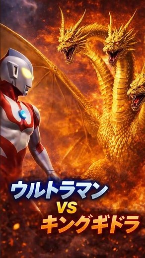 ウルトラマンVSキングギドラ #shorts #ウルトラマン #キングギドラ