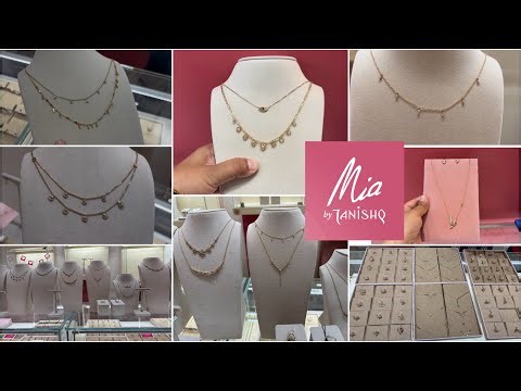 Omg modern design lightweight daily wear diamond charm necklace mangalsutra ring from Mia by Tanishq