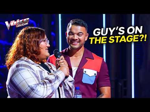 She Was Nervous... But the Coach Walked on Stage to Help Her | The Voice