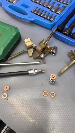 #diesel #bmw demontaż podkładki wtryskiwacza #e60 #e90