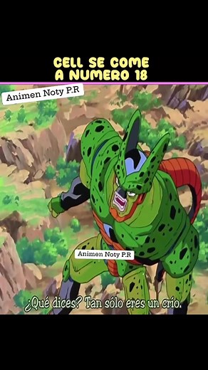 Cell encuentra a número 18 #dragonball #tendencia #viralreelsシ #videosviralesシ | Animen Noti P.R