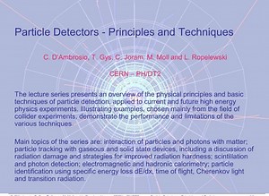 CERN - 粒子探测器原理与技术 (4/5) Calorimetry