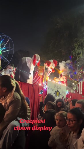 Creepiest Clown Display for Halloween Fun