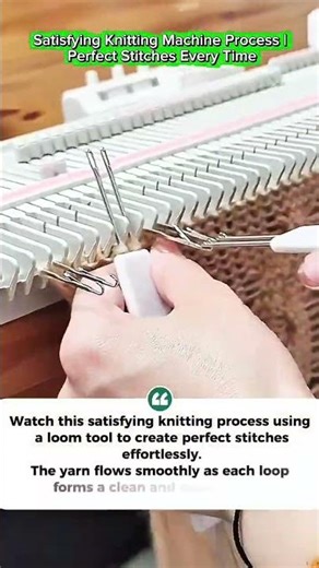 Satisfying Knitting Machine Process | Perfect Stitches Every Time
