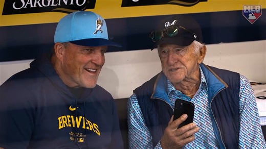“That heartache. We grieve for him...I think it brings us closer.” 💙💛 The Milwaukee Brewers lost a huge part of their community when Hall of Fame broadcaster Bob Uecker passed away after the 2024 season. Pat Murphy's exclusive interview with Bob Costas drops tomorrow at 8pm ET. | MLB Network