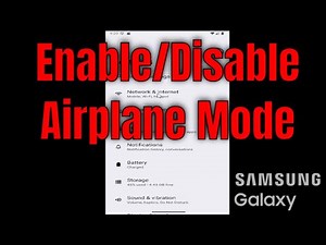 Samsung Galaxy: How to Enable/Disable Airplane Mode [Guide]