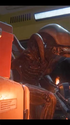 Flamethrower se alien ko diye chatke.. #alien:isolation #horror #alien #flame #iphone16promax #ios